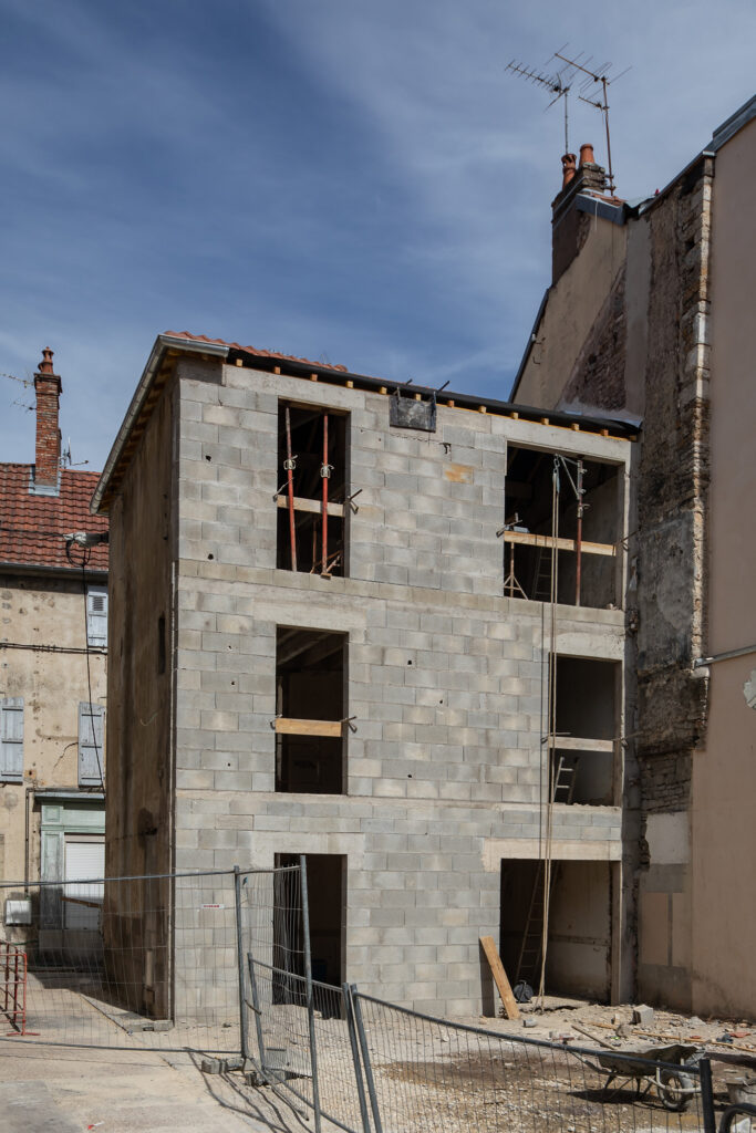 Concession Vesoul - Maison Lesigne pose de la toiture