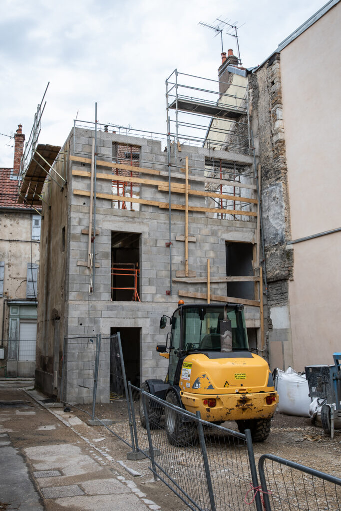 Concession Vesoul - Maison Lesigne troisieme etage en cours de construction